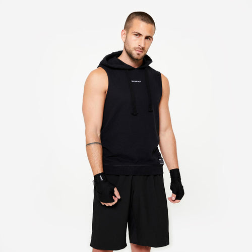 





DEBARDEUR BOXE  CAPUCHE  NOIR