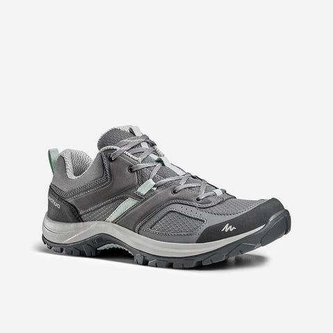 





Chaussures de randonnée montagne - MH100 gris/vert- Femme