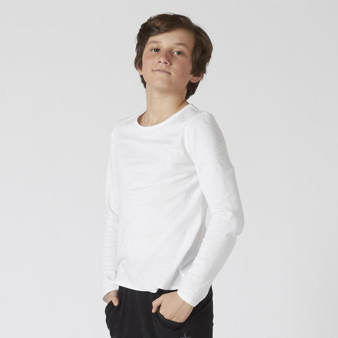 





T-Shirt manches longues basique blanc ENFANT, photo 1 of 4