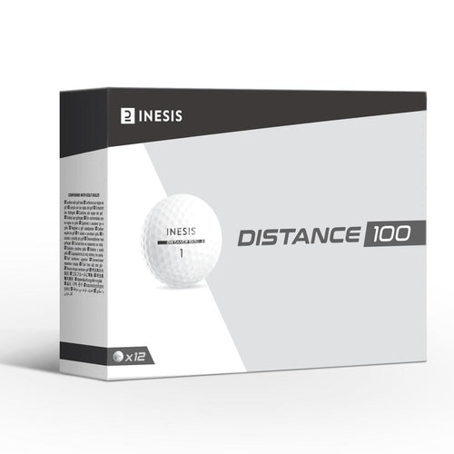 





Balles golf x12 - INESIS Distance 100