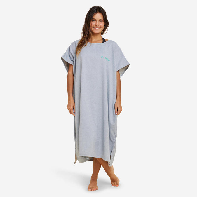 





Poncho surf Adulte - 100 gris chiné, photo 1 of 9