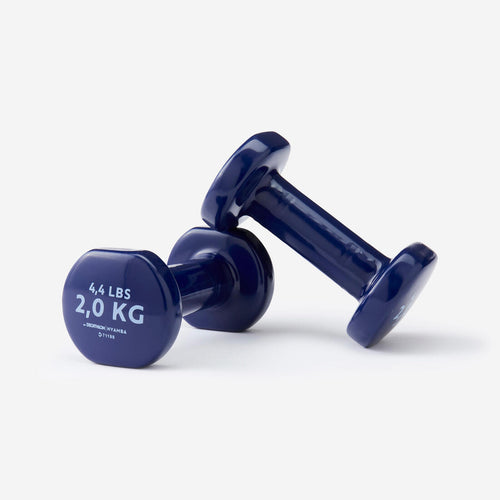 





PAIRE D'HALTÈRES FITNESS 2*2 KG - BLEU MARINE