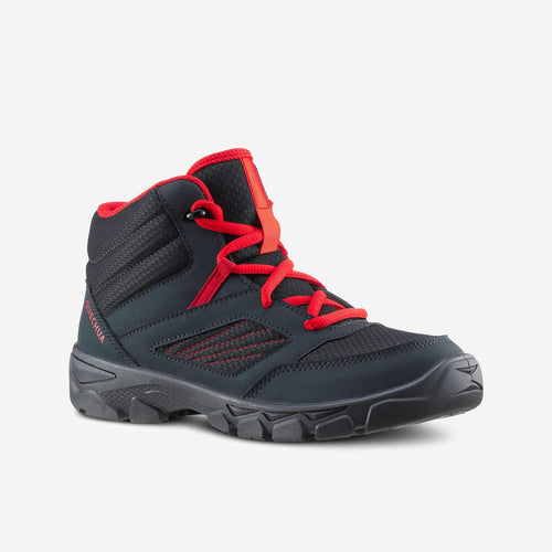 





Chaussures de randonnée enfant avec lacets MH100 MID grise foncée du 35 AU 38