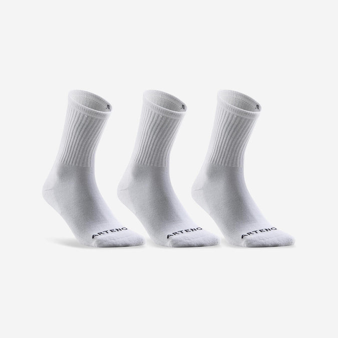 





CHAUSSETTES DE SPORT HAUTES RS 100  BLANCHE LOT DE 3, photo 1 of 11