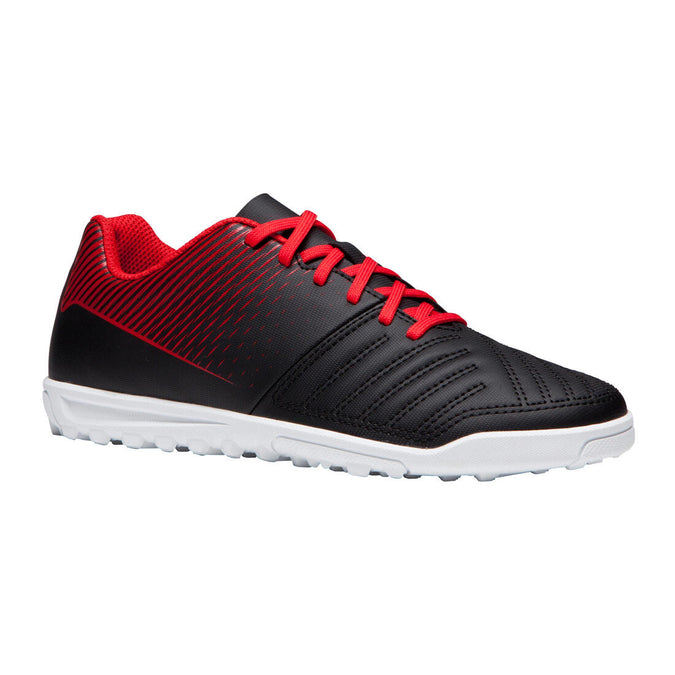 





Chaussure de football enfant terrain dur Agility 100 HG noire blanche rouge, photo 1 of 13