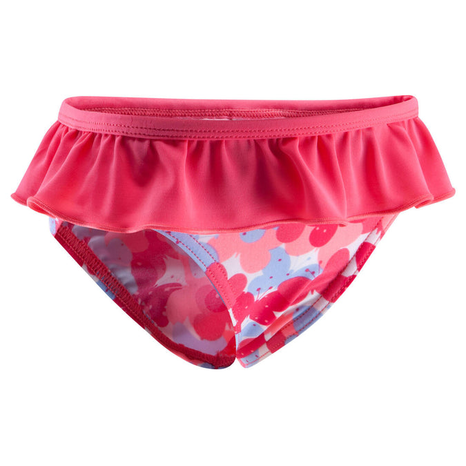 





Maillot de bain une pièce culotte bébé fille rose imprimé 