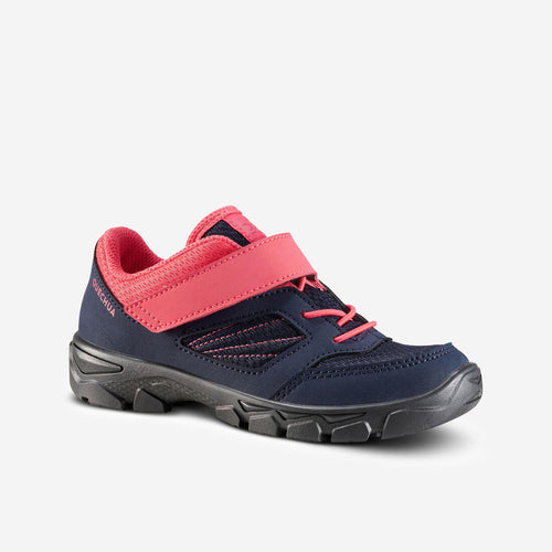 





Chaussures de randonnée enfant avec scratch MH100 bleu et rose du 24 AU 34